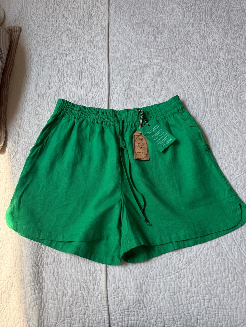 Fat Face 100% Linen shorts NWT